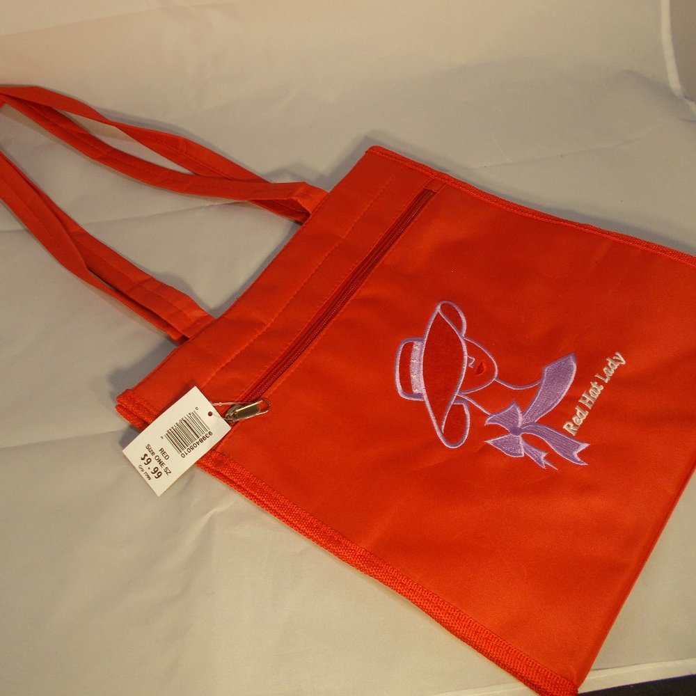 NWT Red Hat Lady bag approximately 12.5"X11.5"